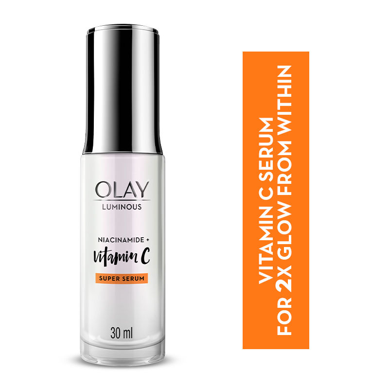 Olay Vitamin C Super Serum, 99% Pure Niacinamide , 2X Glow From 1St Use , 78% Spot Reduction