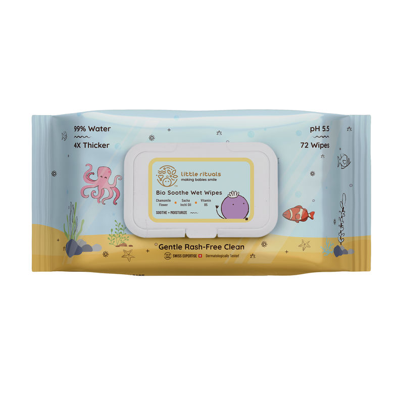 Little Rituals Bio Soothe Wet Wipes - Pack of 1