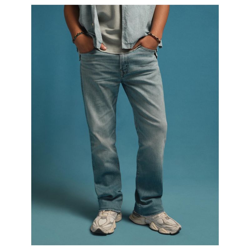 American Eagle Men Blue Air Flex and Regular Bootcut Jean (31)