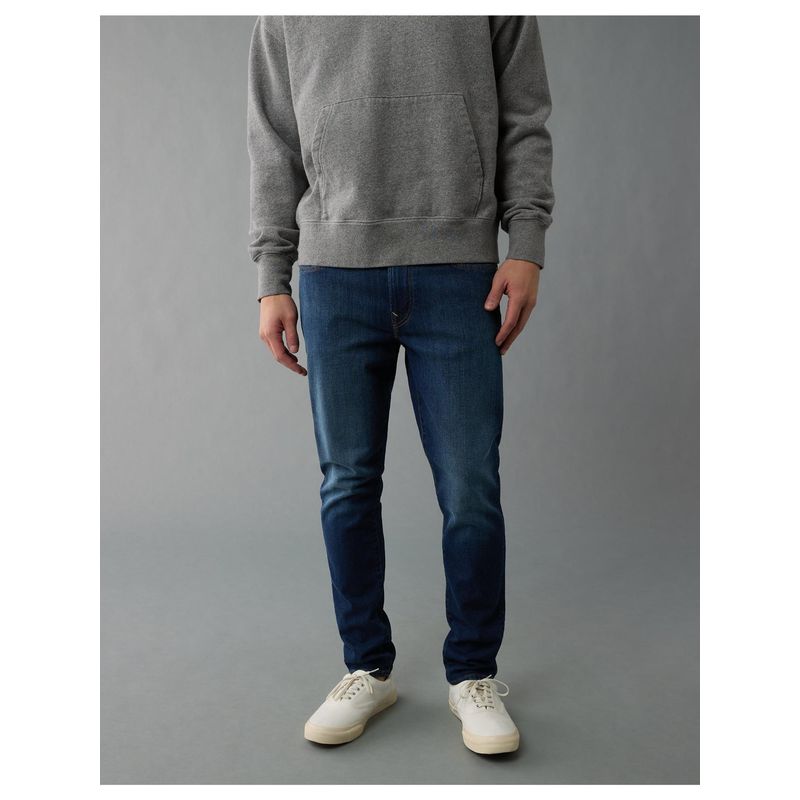 American Eagle Men Blue Airflex Slim Jeans (29)