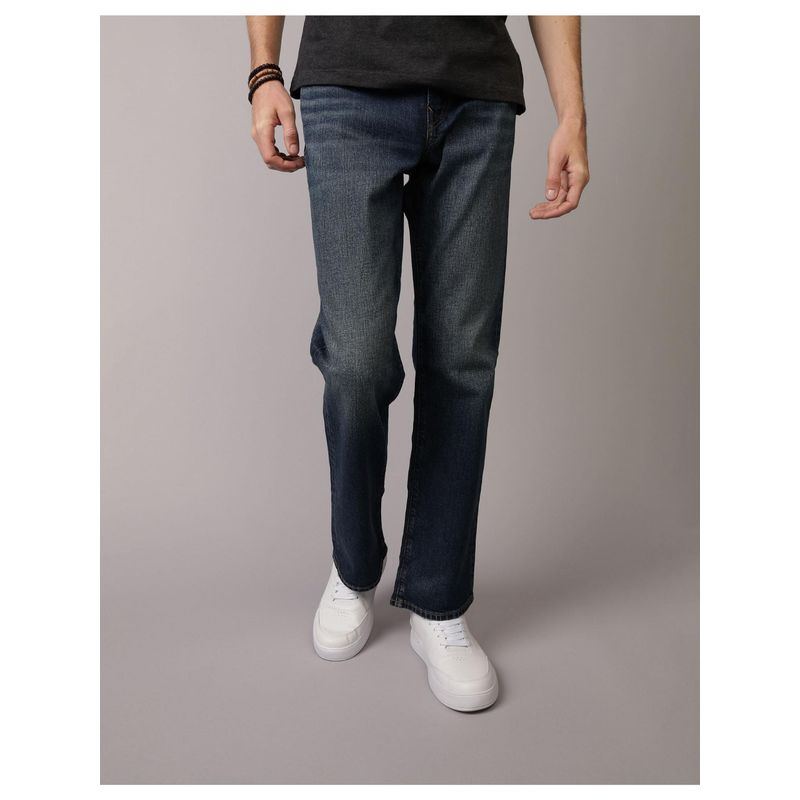 American Eagle Men Blue Easyflex Original Bootcut Jeans (32)