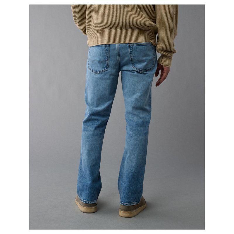 American Eagle Men Blue Air Flex Slim Bootcut Jeans (33)
