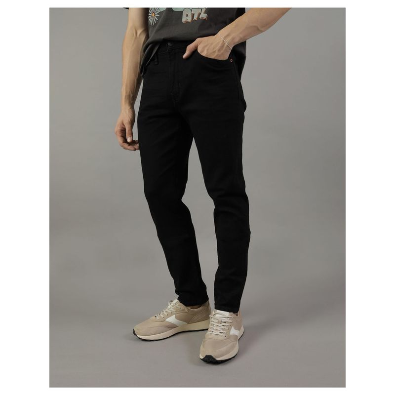 American Eagle Men Black Air Flex+ Athletic Skinny Fit Jeans (33)