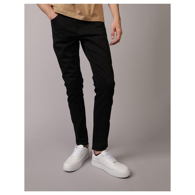 American Eagle Men Black Airflex Skinny Jeans (29 x 32)