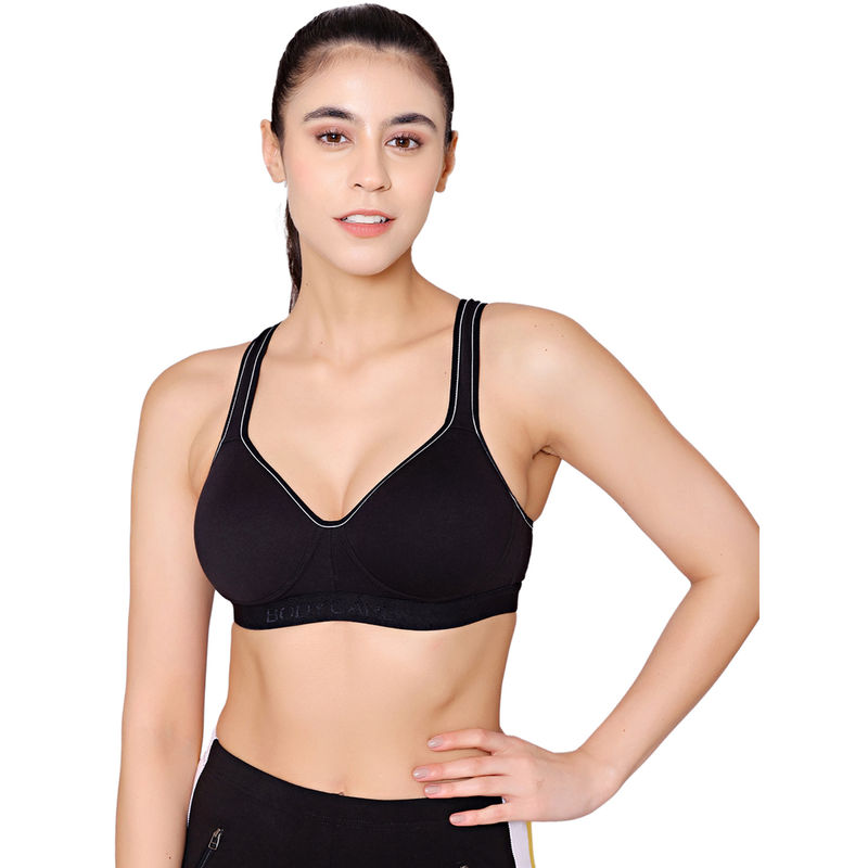 Bodycare Cotton Black Color Bra 1615B (32B)