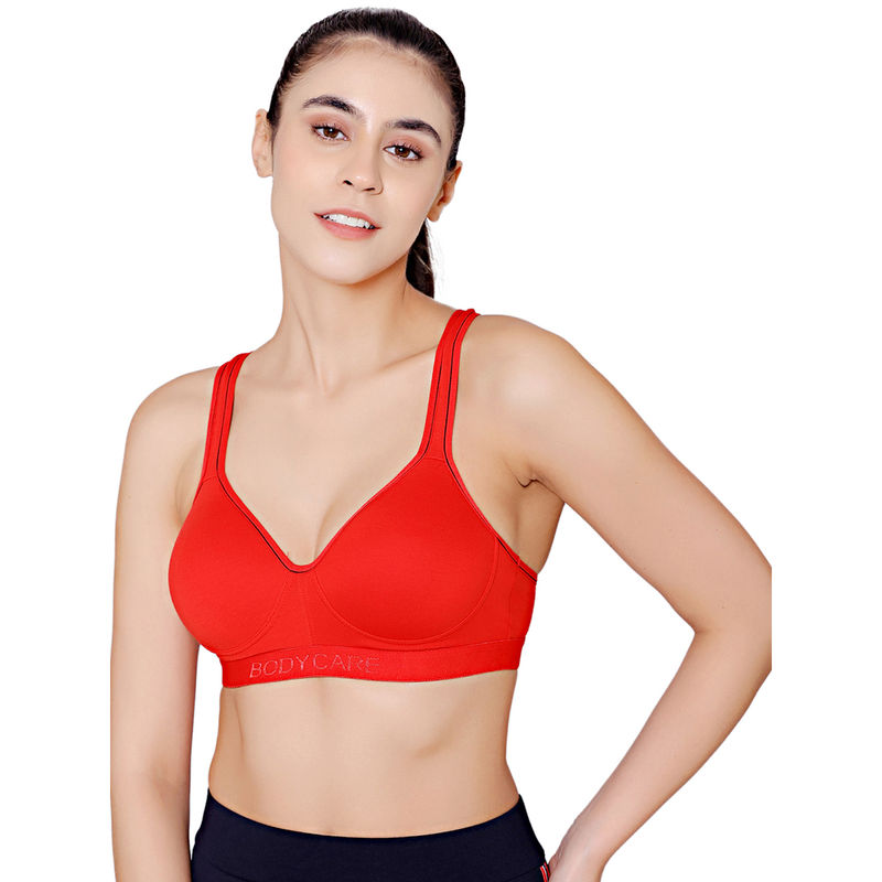 Buy Bodycare Cotton Red Color Bra 1615RED Online