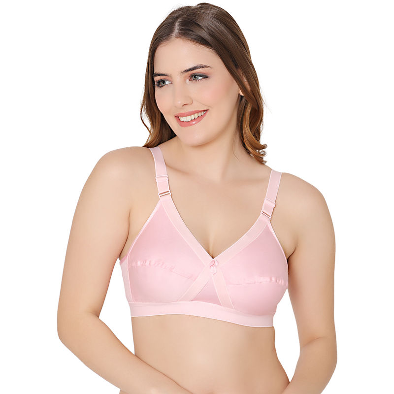 Bodycare Cotton Blend Pink Color Bra 6591PI (32B)