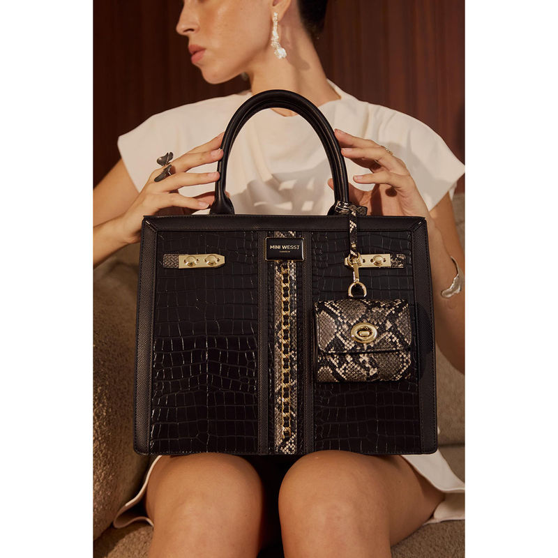 Mini Cabas London Checkered Tote