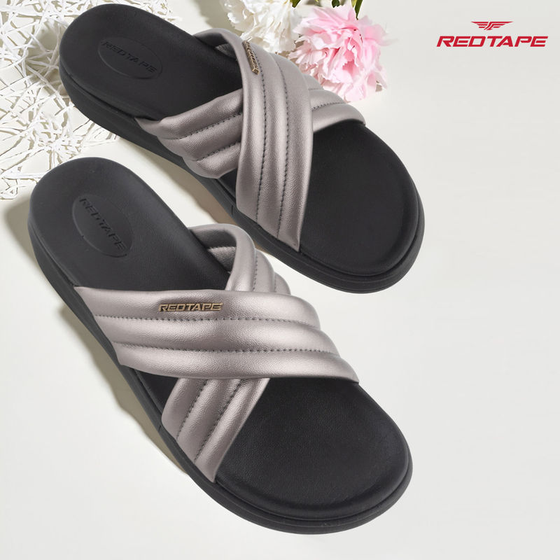 Red Tape Copper Women Eva Comfort Sandals (UK 8)