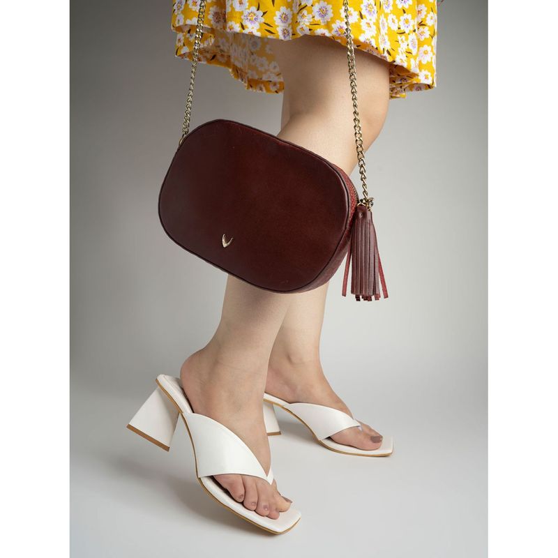 Shoetopia Women White Solid Heels (EURO 40)