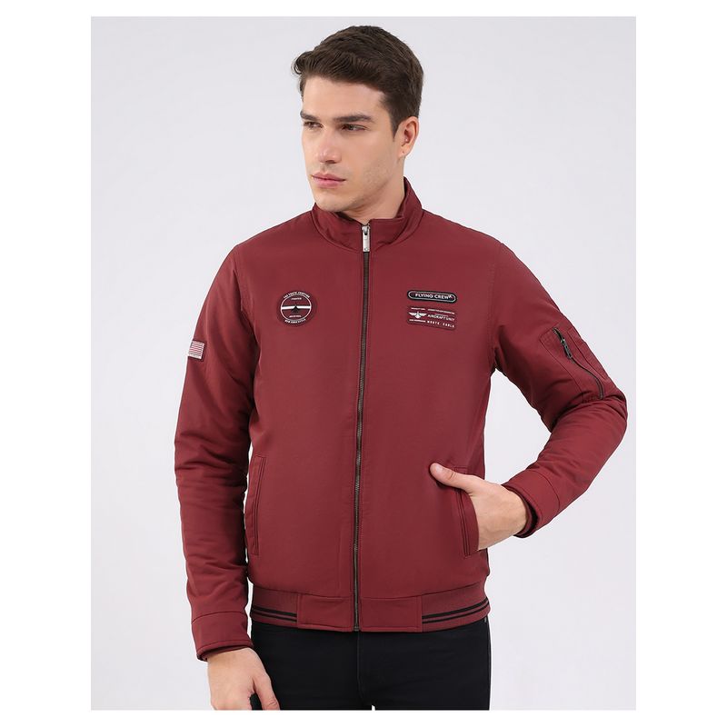 Monte Carlo Men Polyester Blend Jacket (M)