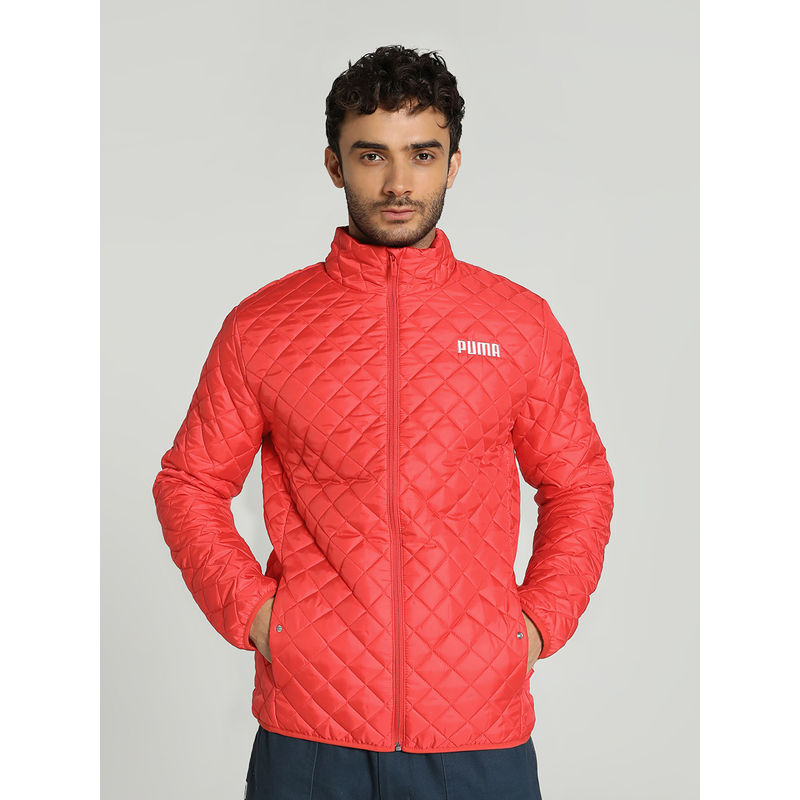 Puma Lightweight Padded Men Pink Jacket (L)
