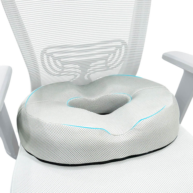 Buy SLEEPSIA Cool Gel Memory Foam Donut Pillow Lower Back Pain Seat