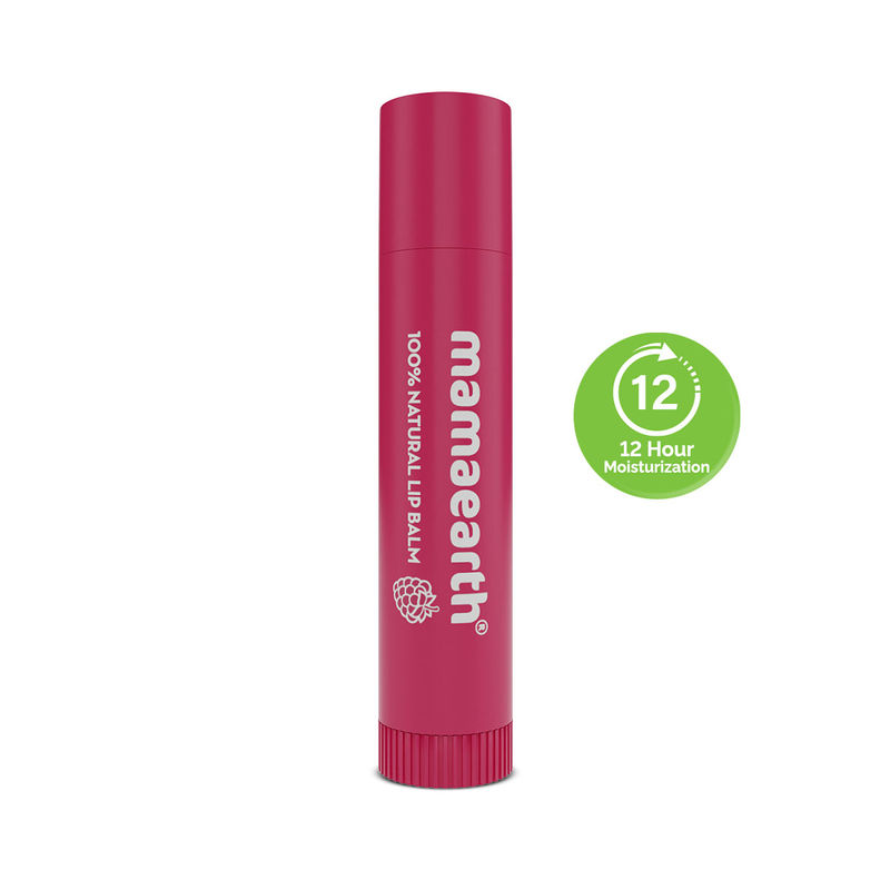 Mamaearth Nourishing Tinted 100% Natural Lip Balm - Raspberry