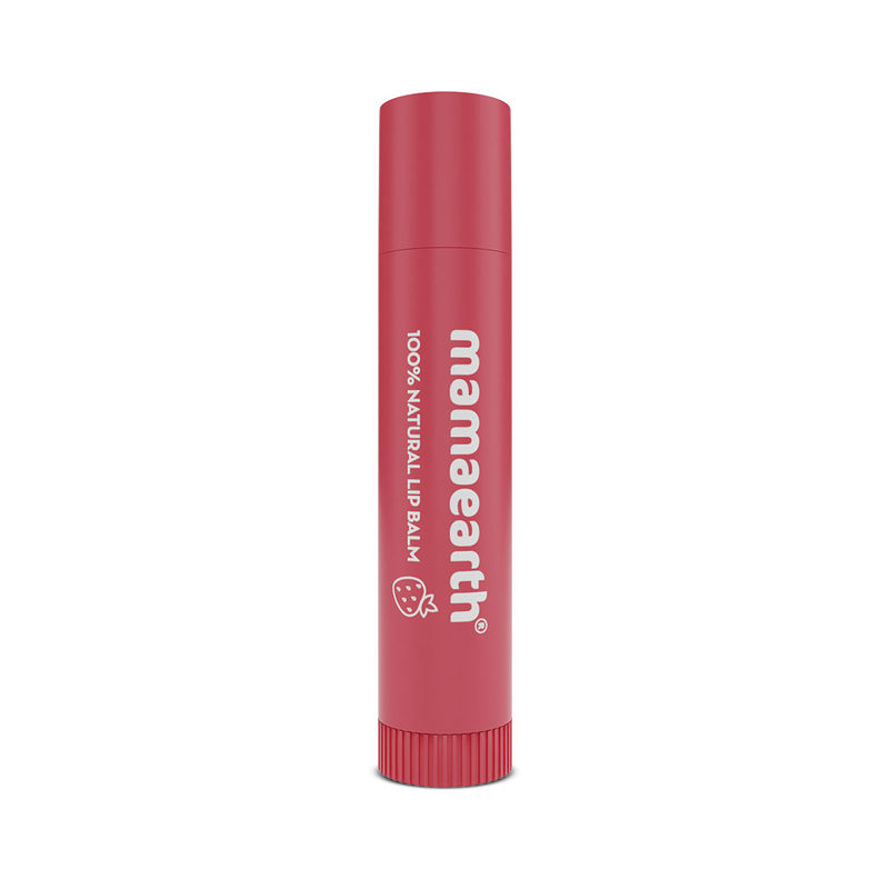 Mamaearth Nourishing Tinted 100% Natural Lip Balm - Strawberry