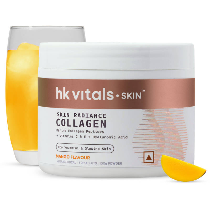 HealthKart HK Vitals Skin Radiance Collagen Supplement with Biotin - Mango