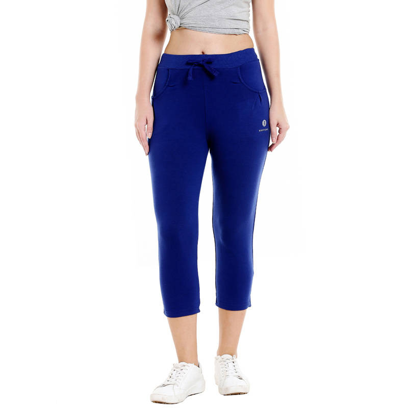 Bodyactive Womens Blue Capri-LC1-R.BLUE-XL