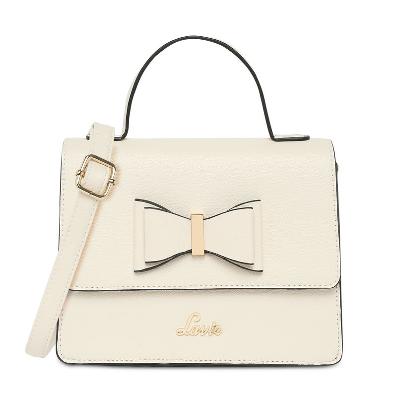 Lavie White Solid Handbags Buy Lavie White Solid Handbags Online at
