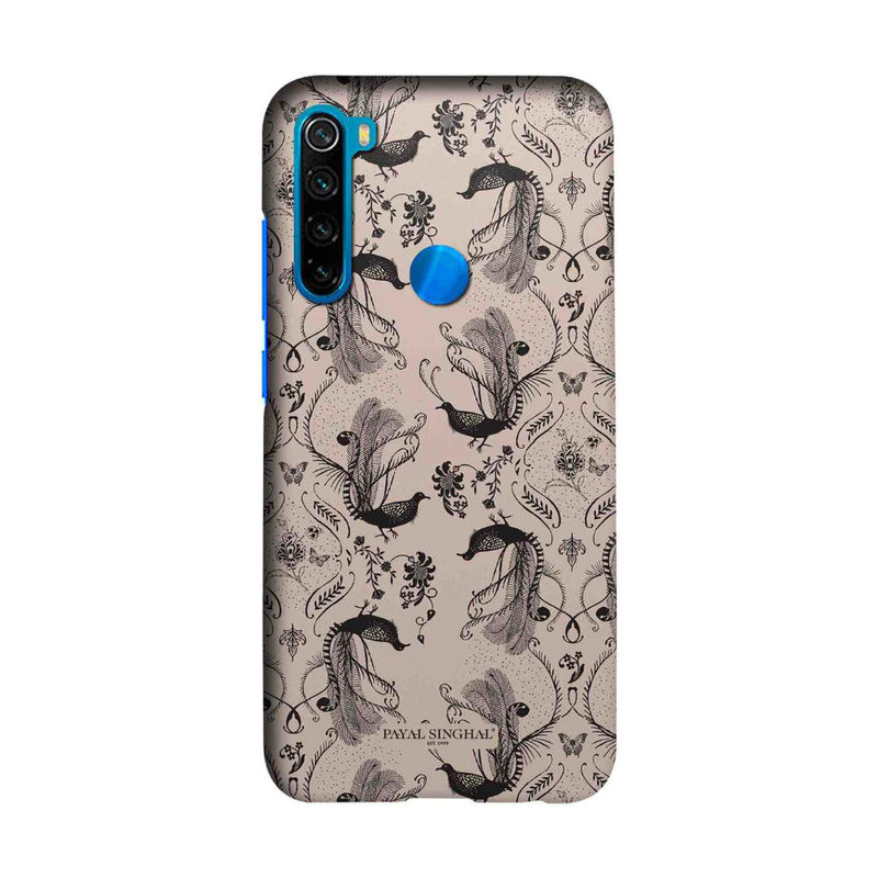 Macmerise Payal Singhal Blush Arabic Jant Sublime Case for Xiaomi Redmi Note 8 Back Cover Case