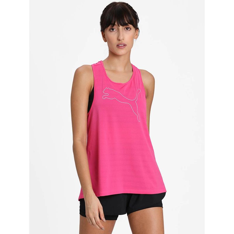 PUMA Womens Aqua Moisture Wicking Sleeveless Scoop Neck Active Wear Tank Top main image 1