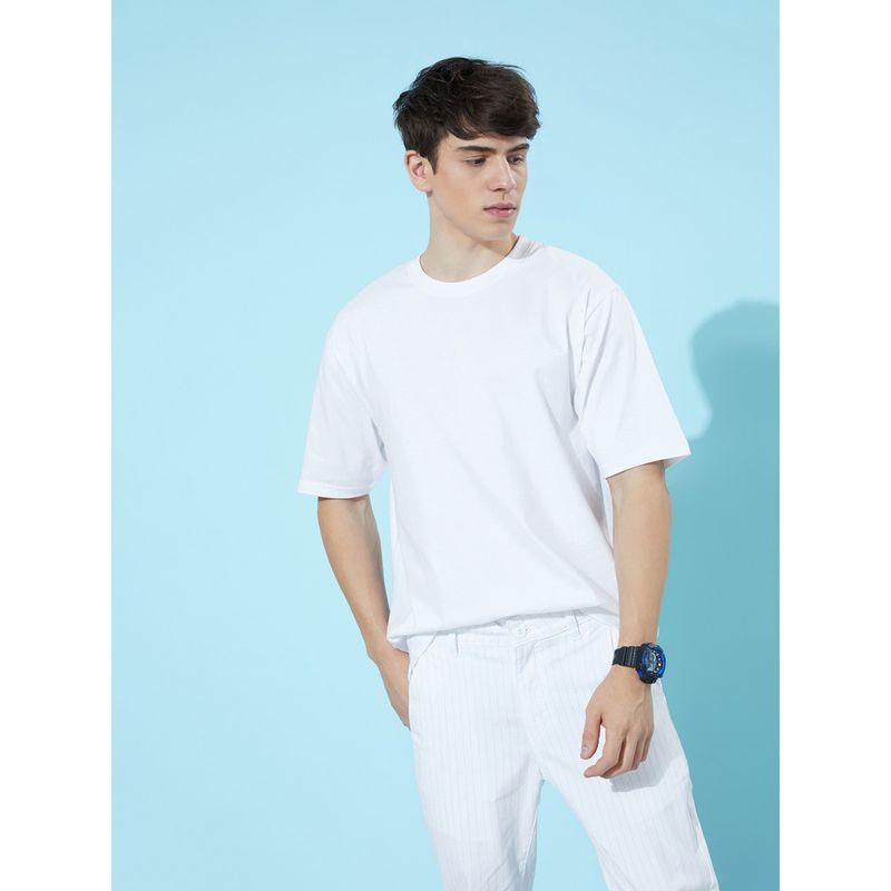 DILLINGER White Graphic Oversized T Shirt (S)