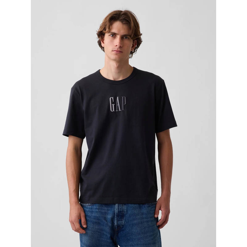 GAP Men's Logo Regular-Fit T-Shirt (L)