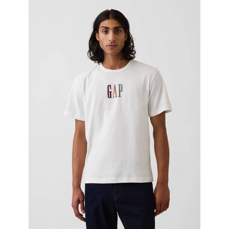 GAP Men's Logo Regular-Fit T-Shirt (L)