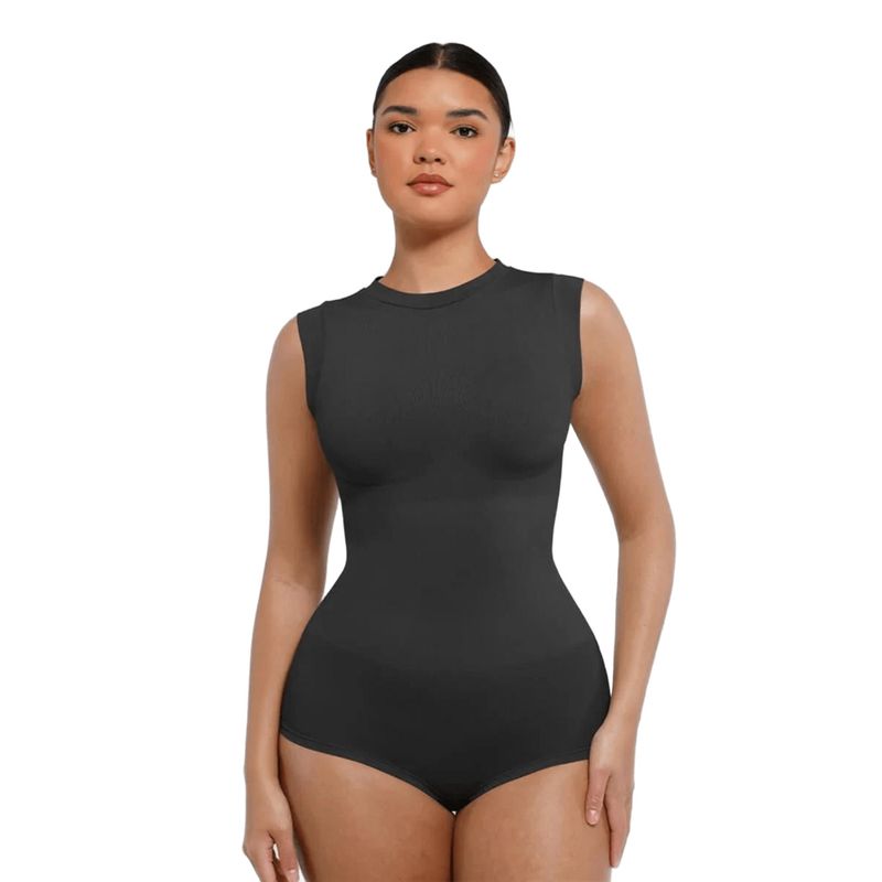 Seamless Shapewear Bodysuit with Cap Sleeve (3XL/4XL)