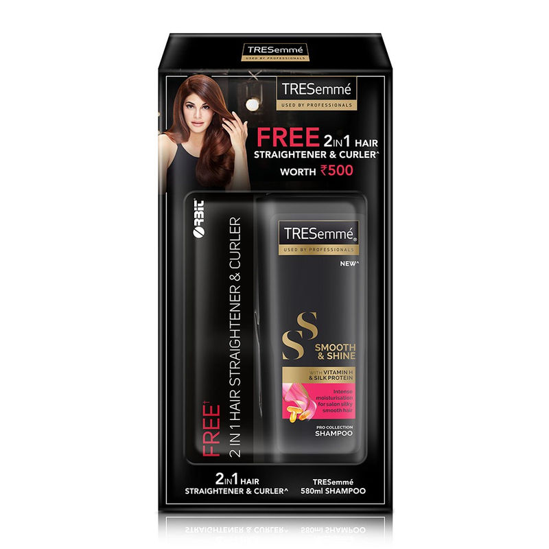 Tresemme Smooth Shine Shampoo With Free 2 In 1 Hair Curler