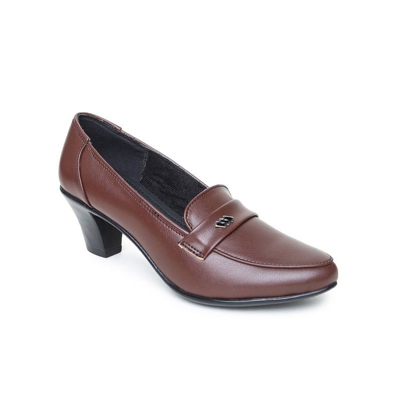 VALIOSAA Solid Brown Wedges (EURO 36) (EURO 36)