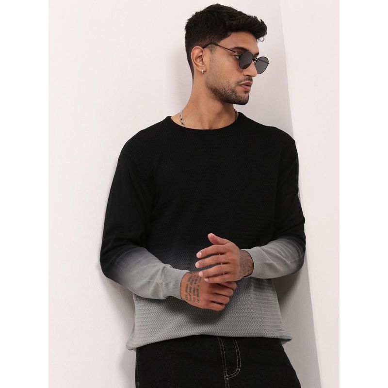 SHOWOFF Men's Multi-Colour Ombre Sweater (S)
