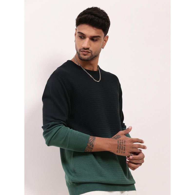 SHOWOFF Men's Multi-Colour Ombre Sweater (S)