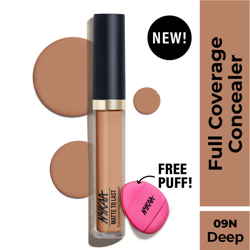 Nykaa Matte To Last Liquid Concealer - 09N Deep