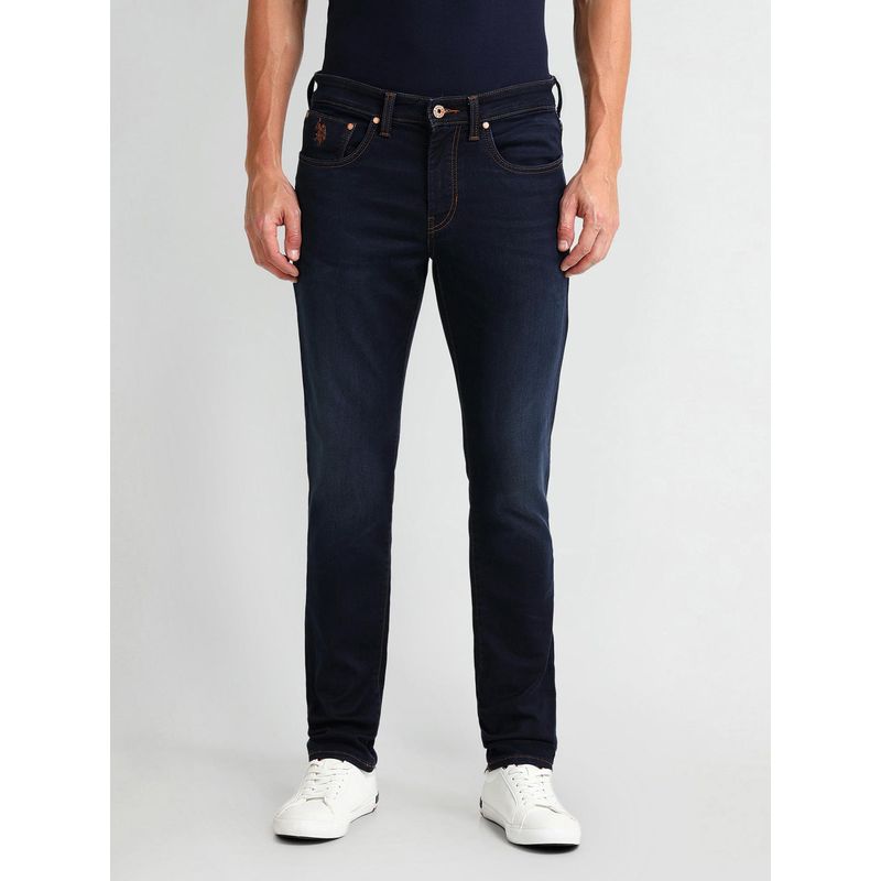 U.S. POLO ASSN. Dark Blue Cotton Jeans (30)