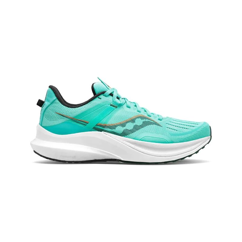Saucony Men Running Turquoise Tempus Shoes (UK 6.5)