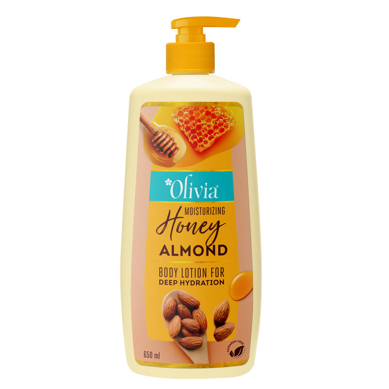 Olivia Honey Almond Moisturizer Body Lotion For Deep Hydration