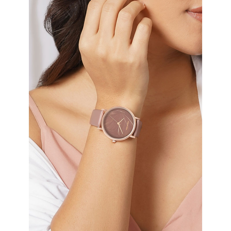 Buy Joker & Witch Whimsy Mauve PU Strap Watch Online