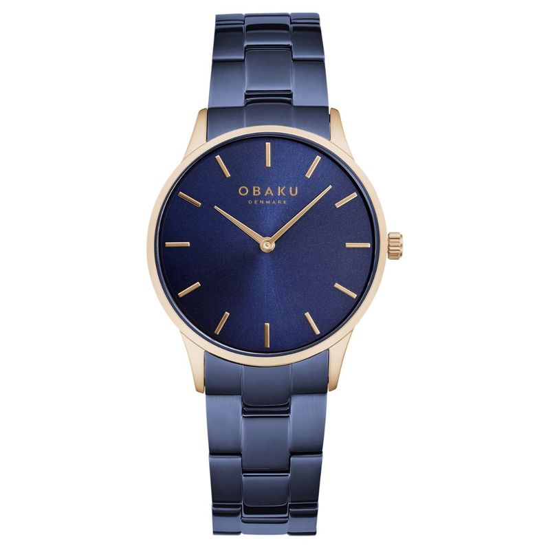 Obaku Linje Lille - Brace MOP Dial Stainless Steel Ladies Watch V292LXCWSC