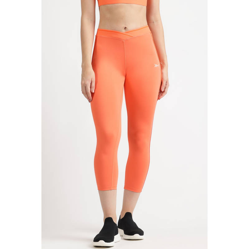 Reebok Women Solid/Plain Skinny Fit Leggings (M)