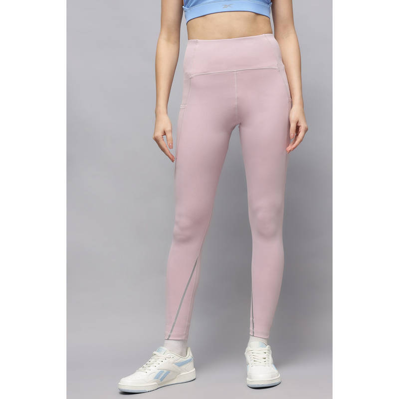 Reebok Women Solid/Plain Skinny Fit Leggings (XS)