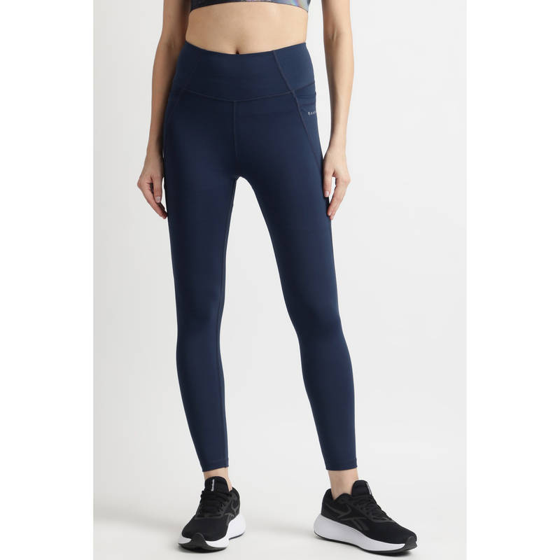 Reebok Women Solid/Plain Skinny Fit Leggings (XS)