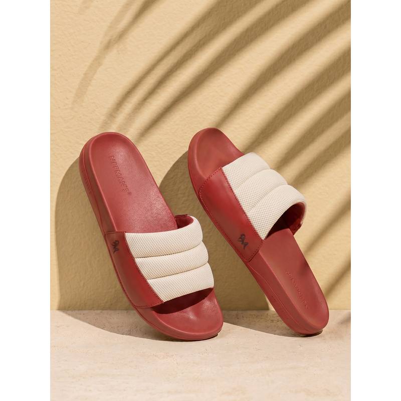 Neeman's Squooshy Women Red Sliders (UK 5)