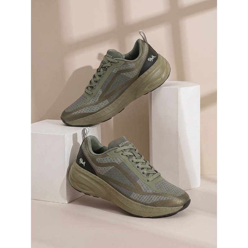 Neeman's Olive Begin Walk Anchor Unisex Sneakers (UK 8)
