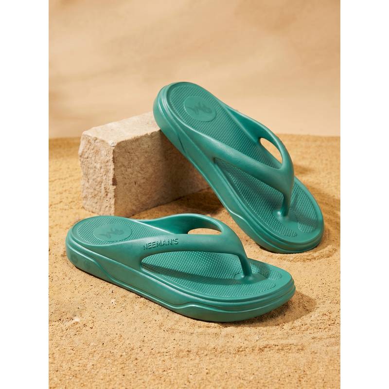 Neeman's Unisex Green Cushers Flipflops (UK 7)