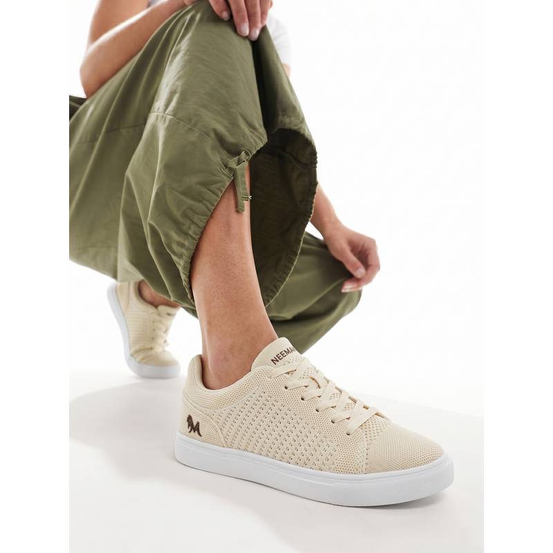 Neeman's Womens Ivory Court Sneakers (UK 4)