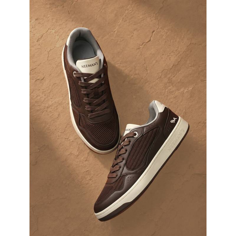 Neeman's Unisex Remix Modish Sneakers - Brown (UK 8)