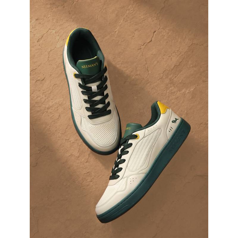 Neeman's Unisex Remix Modish Sneakers - White (UK 9)