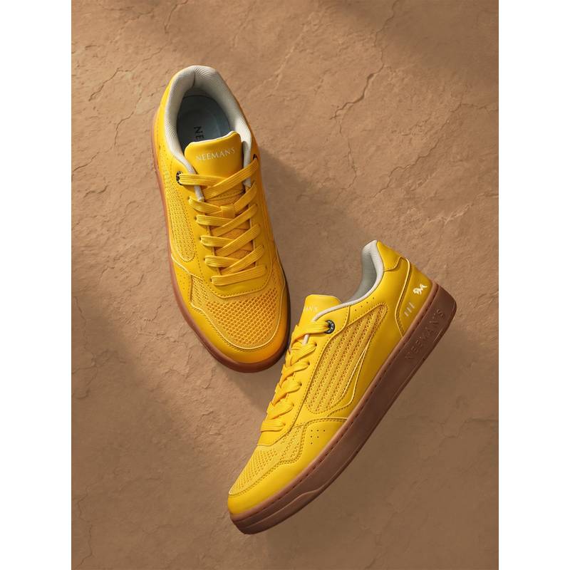Neeman's Unisex Remix Modish Sneakers - Yellow (UK 10)