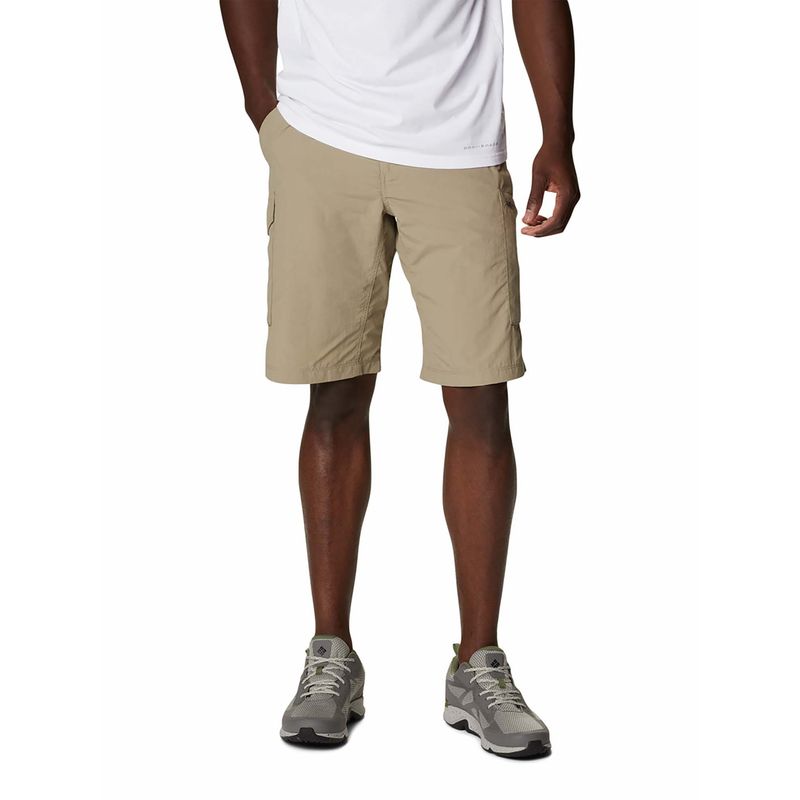 Columbia Mens Beige Omni Shade Silver Ridge Cargo Shorts with Belt (Set of 2) (30)