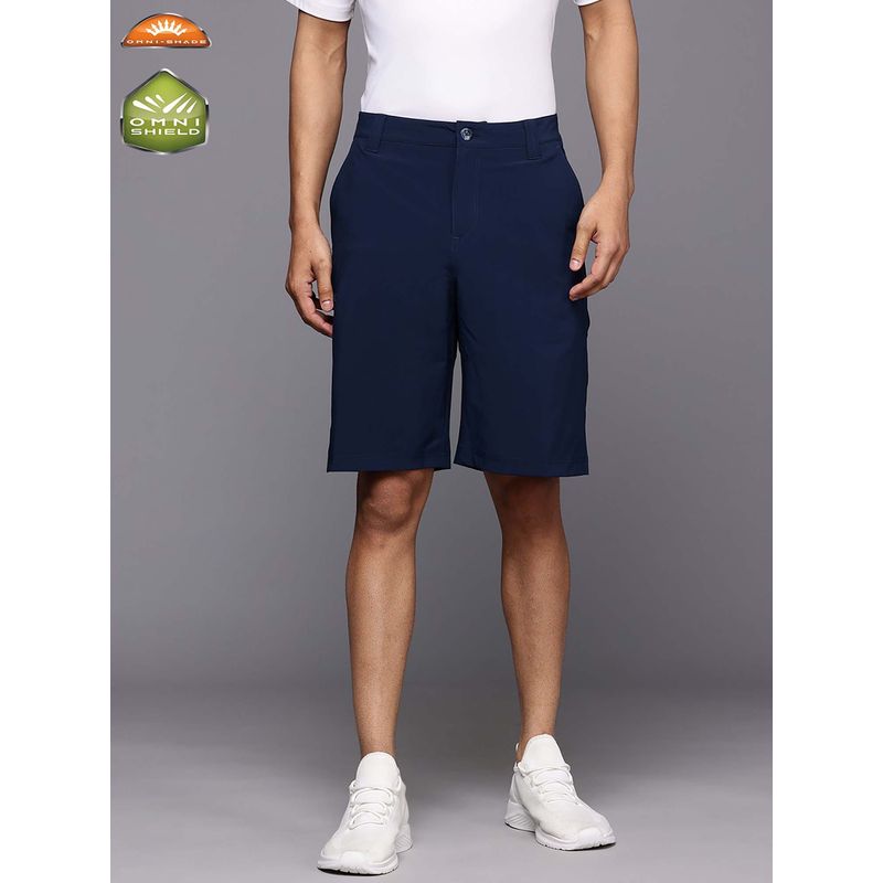 Columbia Mens Navy Blue Omni Shade Grander Marlin lll Offshore Shorts (36)